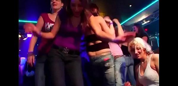  A lot of group-sex on dance floor